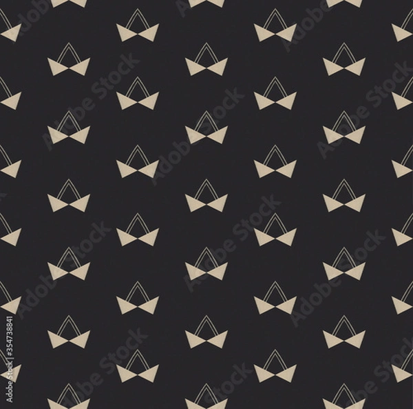 Obraz seamless pattern with abstract boats