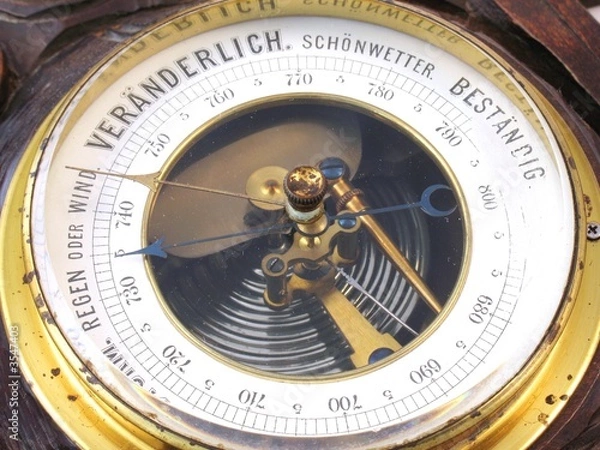 Fototapeta old barometer