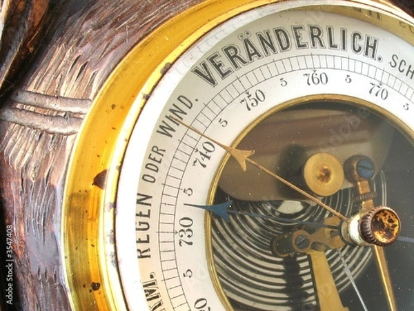 Fototapeta old barometer