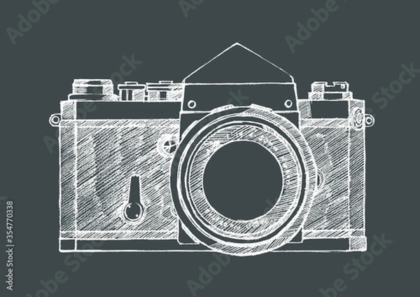 Obraz カメラの手描きイラスト