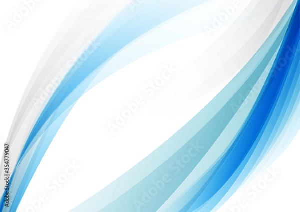 Obraz abstract blue wave background