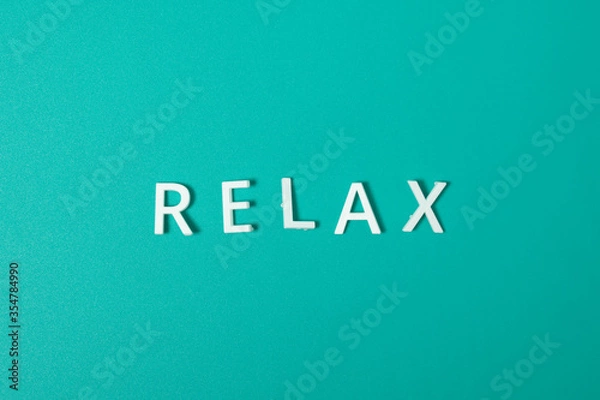 Obraz relax text