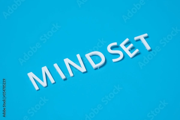 Obraz mindset text