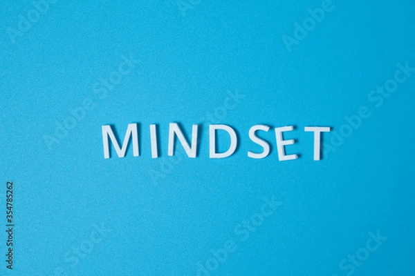 Obraz mindset text