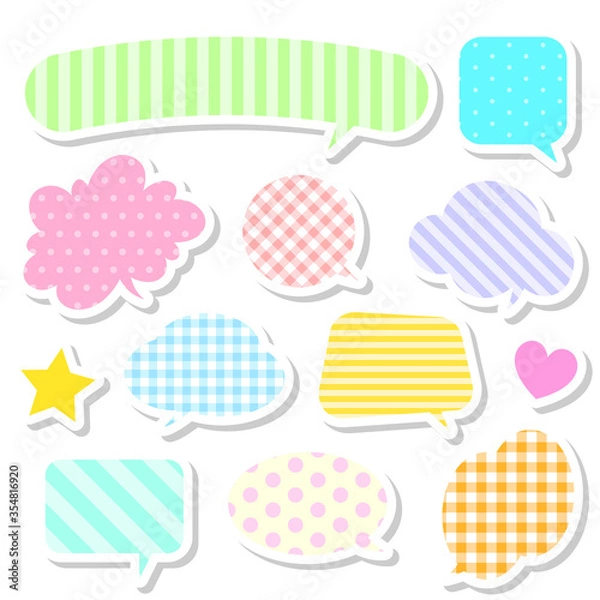 Fototapeta かわいいカラフルポップ