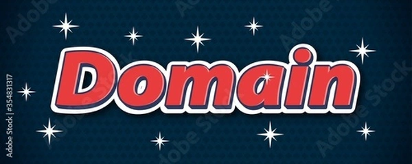 Obraz Abstract 3d text graphic style design