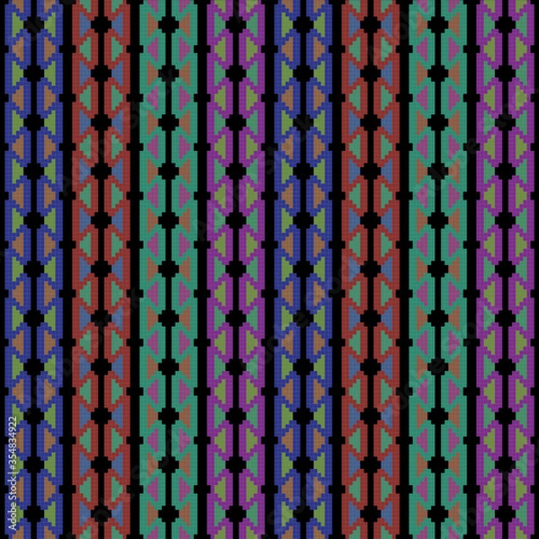 Fototapeta Seamless Pattern, Designs, Background and Texture, Weave look, size 15'' x 15'' at 300 resolution, can be used in Textiles, Tiles, Wallpapers, Backgrounds etc.