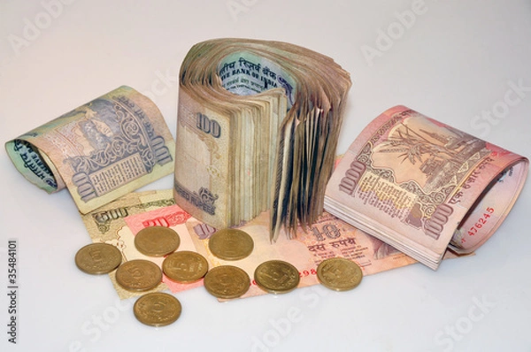 Obraz Indian Currency