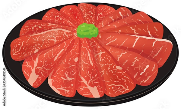 Fototapeta 焼肉　盛り合わせ