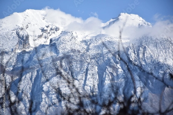 Obraz Montagne e nuvole