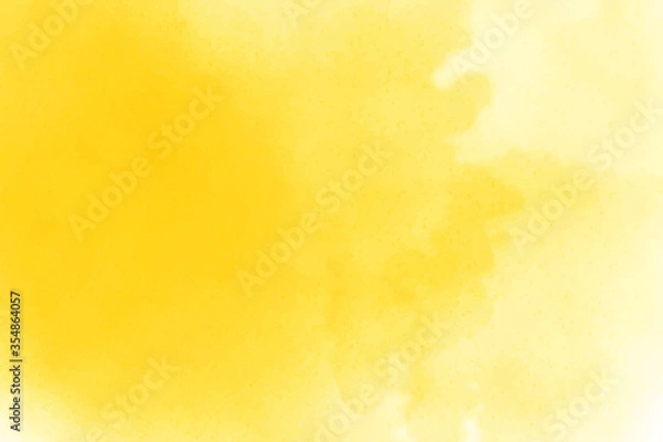 Obraz yellow watercolor card background