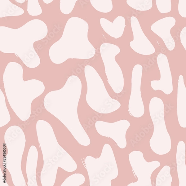 Fototapeta Pink camouflage seamless pattern. Camo pattern background.