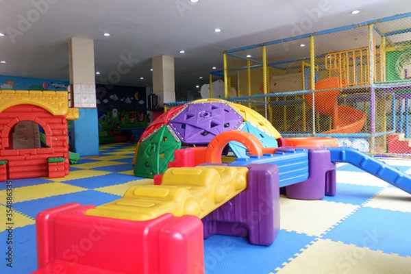 Obraz children's playground . kindergarden playground.