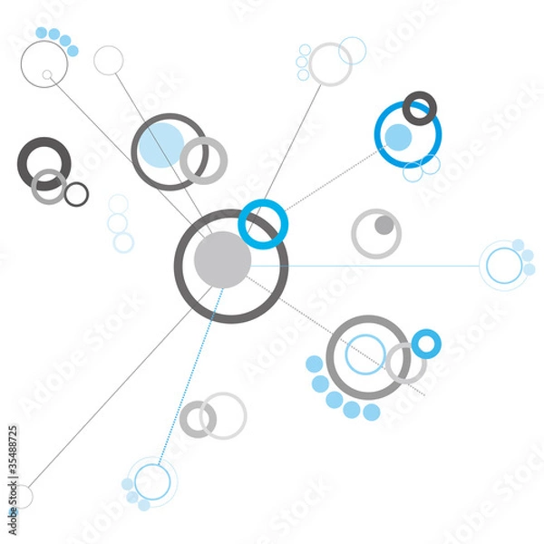 Obraz ネットワークイラスト