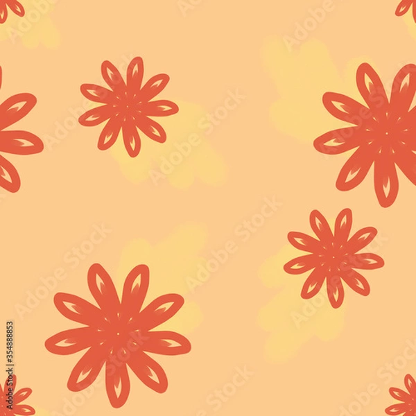 Fototapeta Seamless Floral Pattern