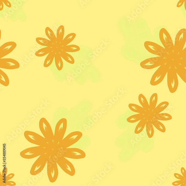 Fototapeta Seamless Floral Pattern