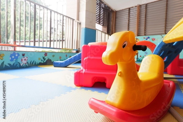 Obraz children's playground . kindergarden playground.