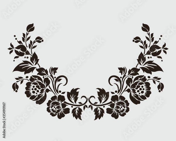 Obraz flower motif design element