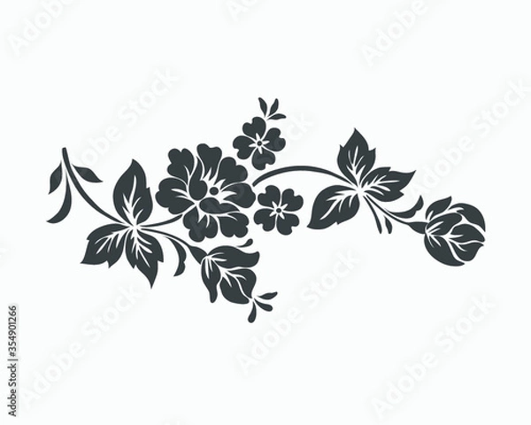 Obraz flower motif design element