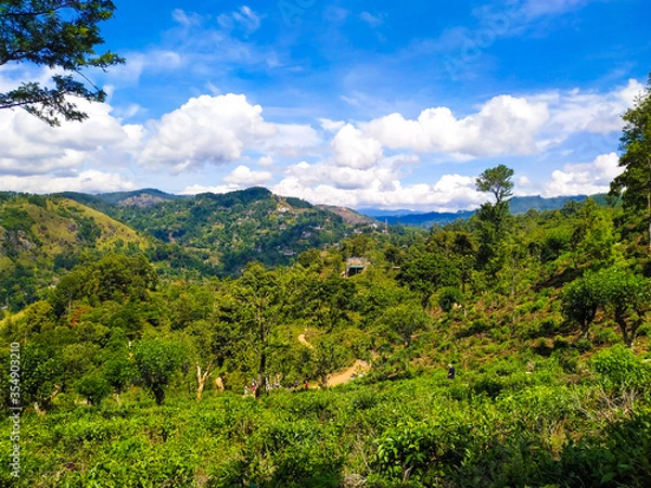 Obraz mountain landscape with blue sky
