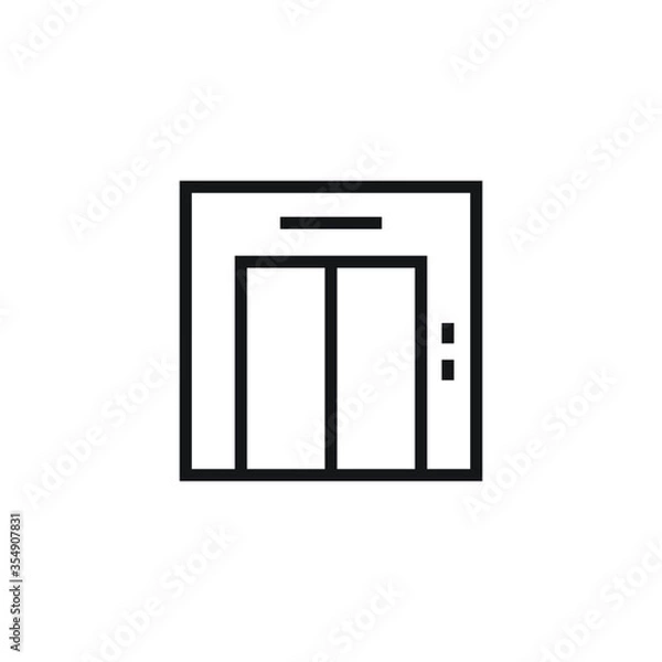 Fototapeta elevator icon vector