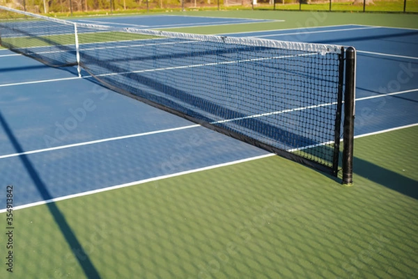 Obraz Empty Tennis Courts