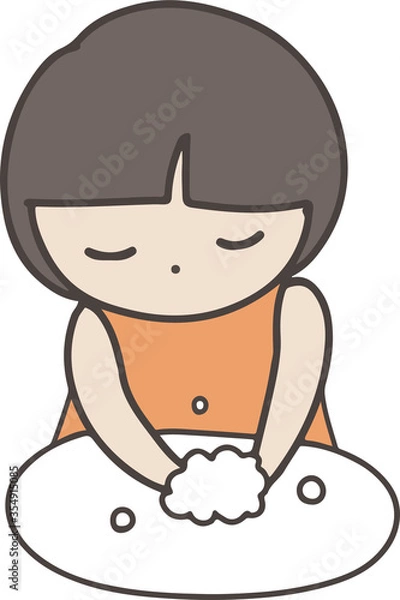 Obraz 手洗いする子ども