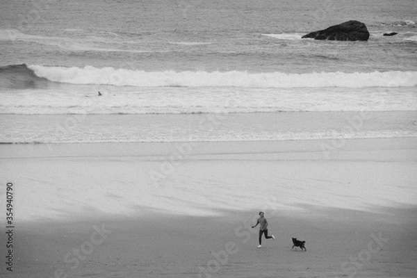 Obraz running on beach