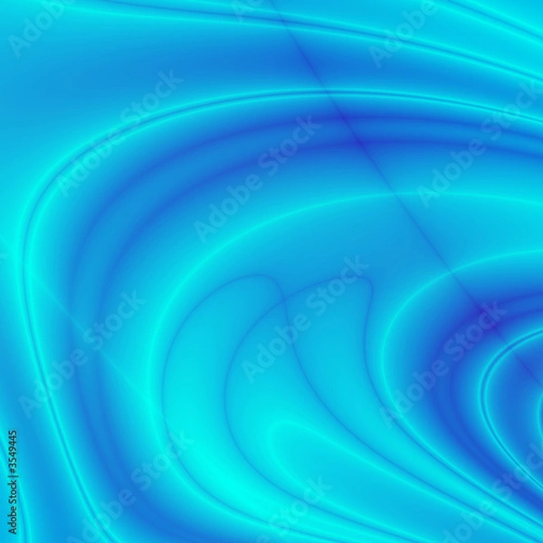 Fototapeta Fond ondes bleues