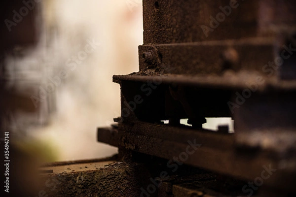 Fototapeta Industrieanlage Makro