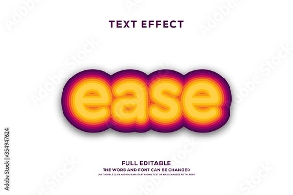 Obraz Strong bold modern font effect