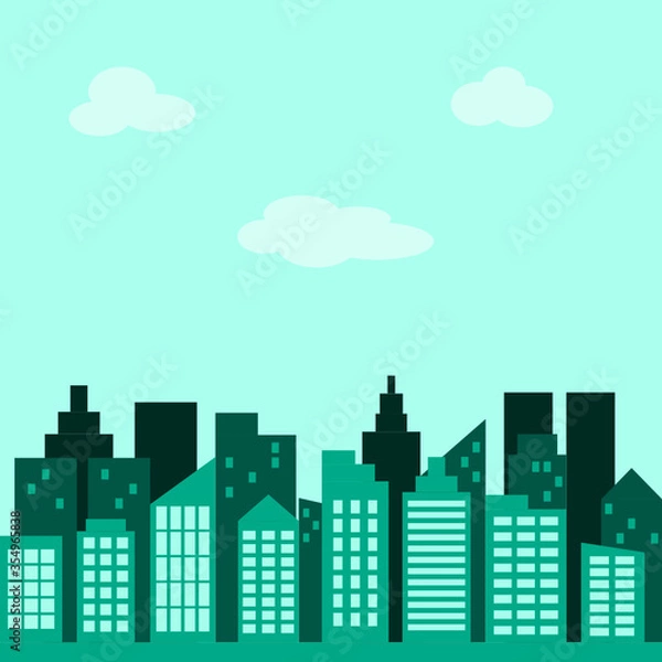 Obraz city in the sky