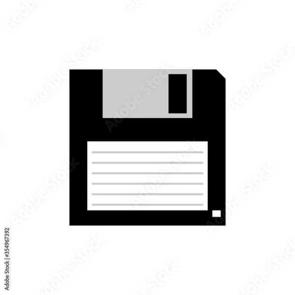 Obraz black floppy disk