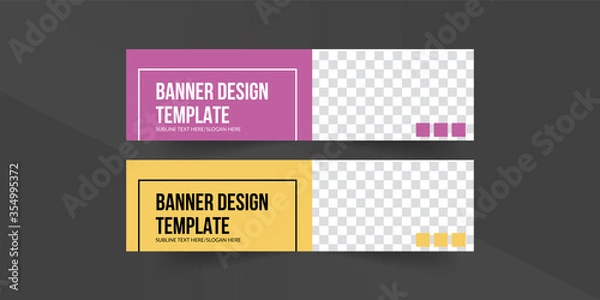 Obraz Abstract Banner Design