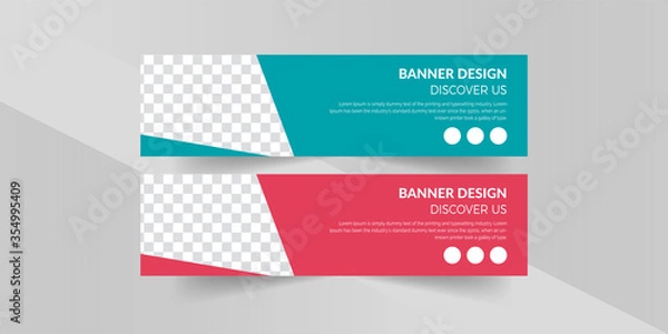 Obraz Web Ad Banner Design