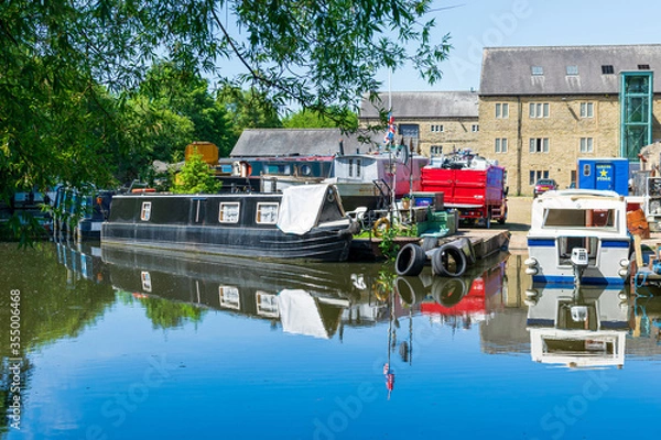Obraz canal in Sowerby Bridge