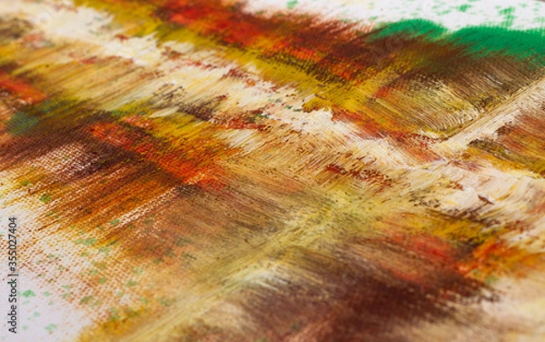 Obraz Oil paint details on canvas