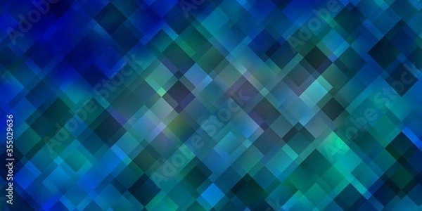 Fototapeta Light BLUE vector background in polygonal style.
