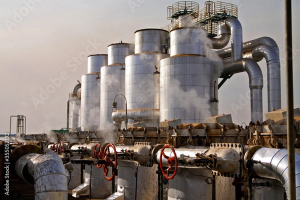 Obraz sugar cane and ethanol plant