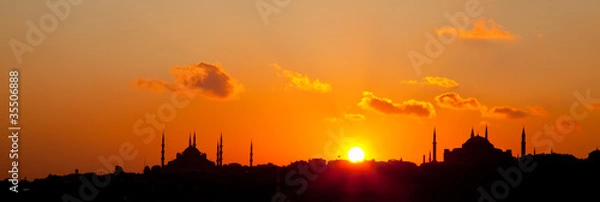 Obraz Sunset at istanbul 4