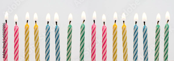 Obraz Birthday candles