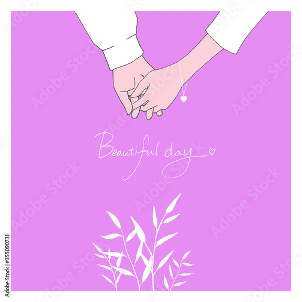 Obraz 연인의 맞잡은 손