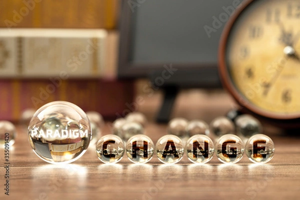 Fototapeta paradigm change