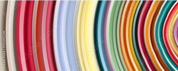 Obraz Abstract background with glowing line