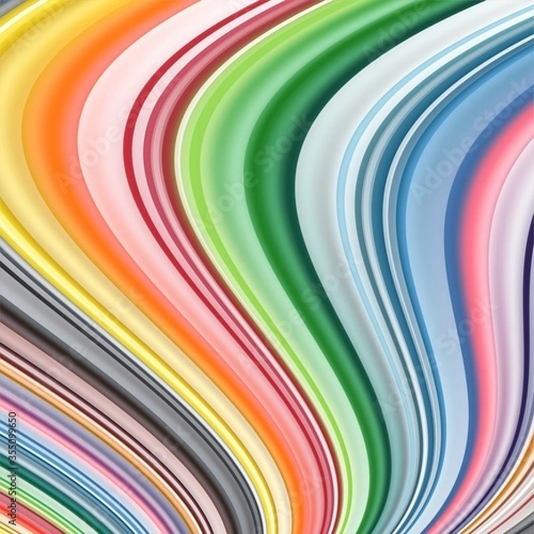 Obraz Abstract dynamic modern fluid liquid gradient background