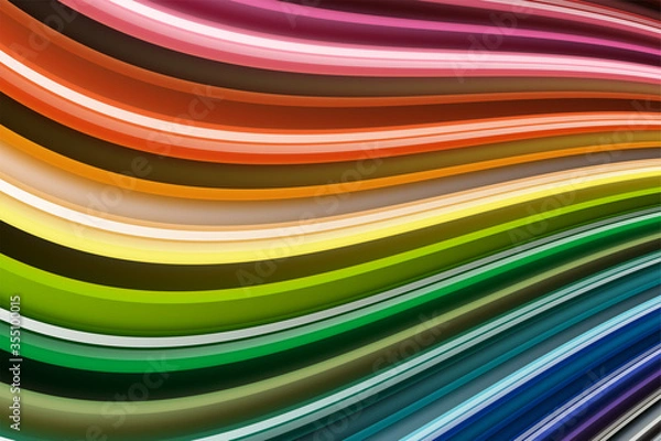 Obraz Modern abstract gradient with 3d fluid shapes