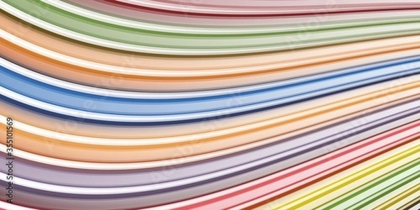 Obraz Modern abstract gradient with 3d fluid shapes