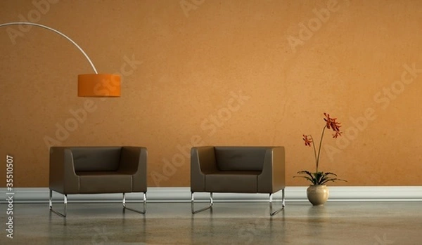 Obraz Wohndesign - Sesse orange