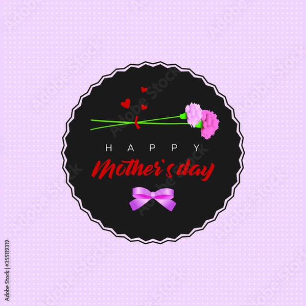 Obraz 행복한 어머니날, 어버이날, 카네이션, 감사합니다.