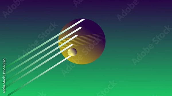 Obraz Space vector air planet